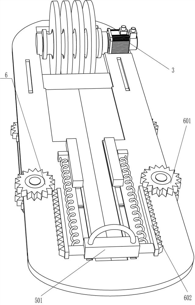 A bamboo fork opening device