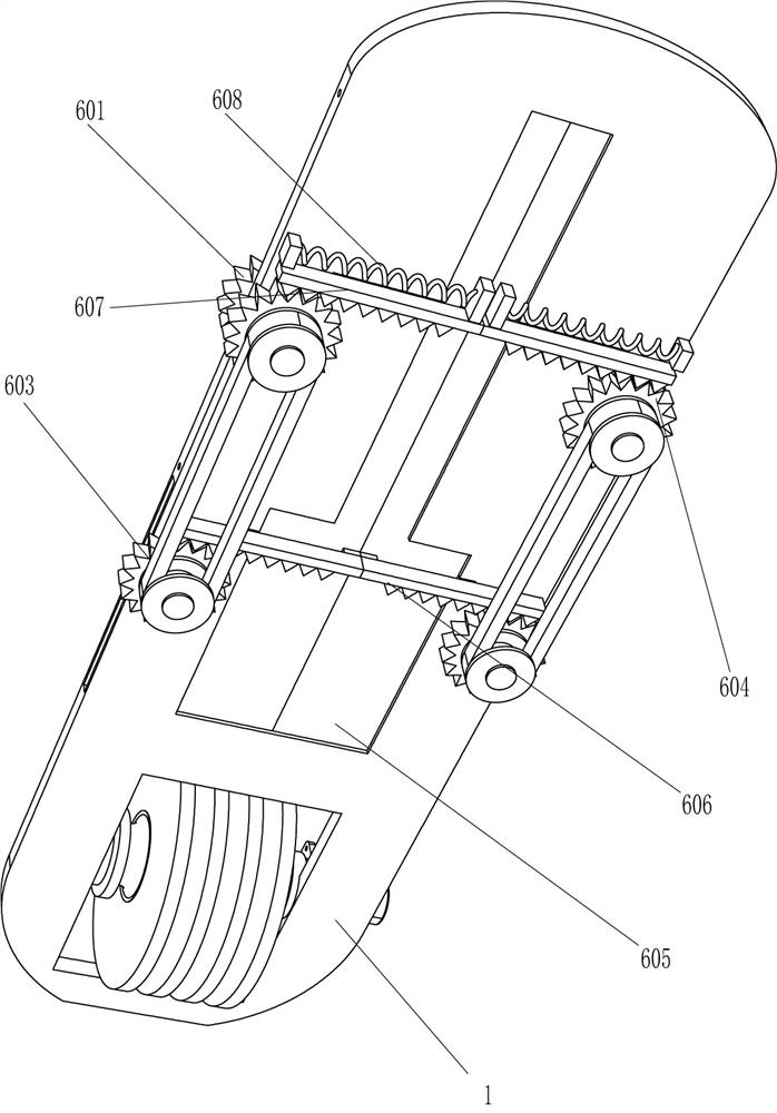 A bamboo fork opening device