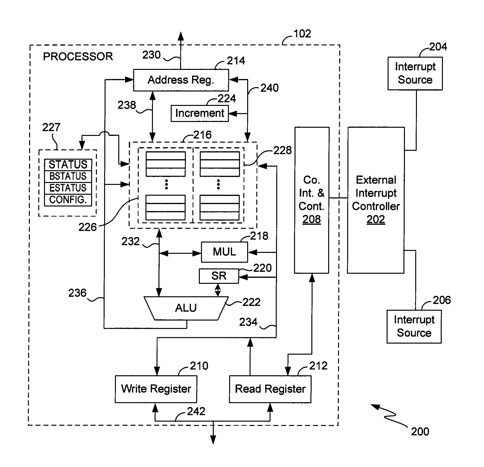 Methods and systems for reducing interrupt latency by using a dedicated bit