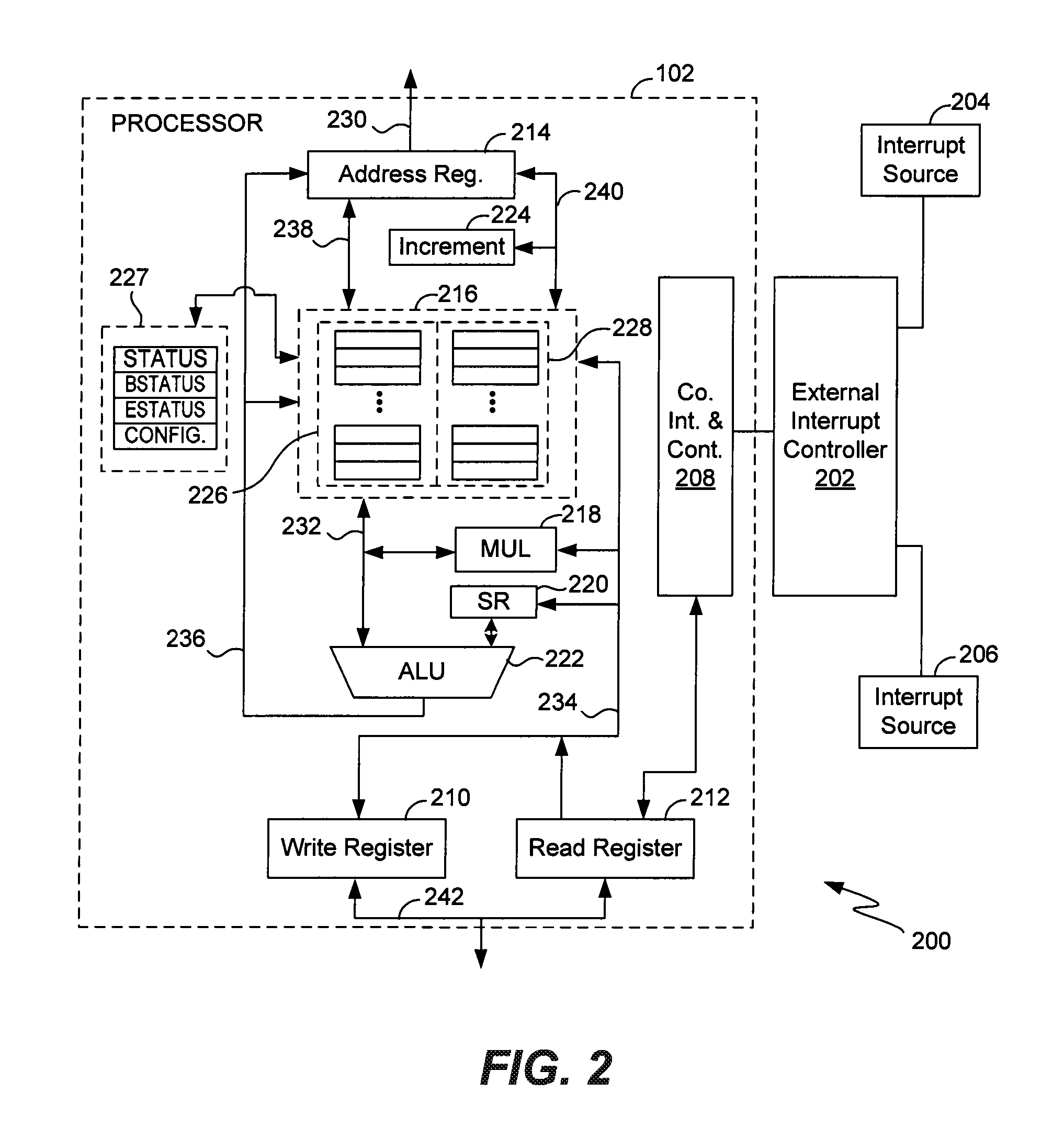 Methods and systems for reducing interrupt latency by using a dedicated bit