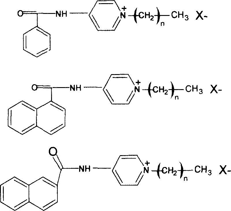 Pyridyl quaternary ammonium salt antiseptic and its prepn process