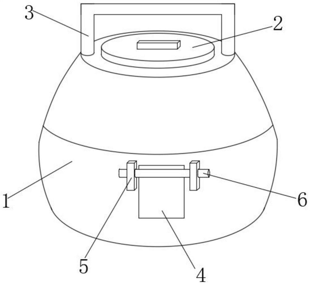 An easy-to-use throwing fire extinguisher