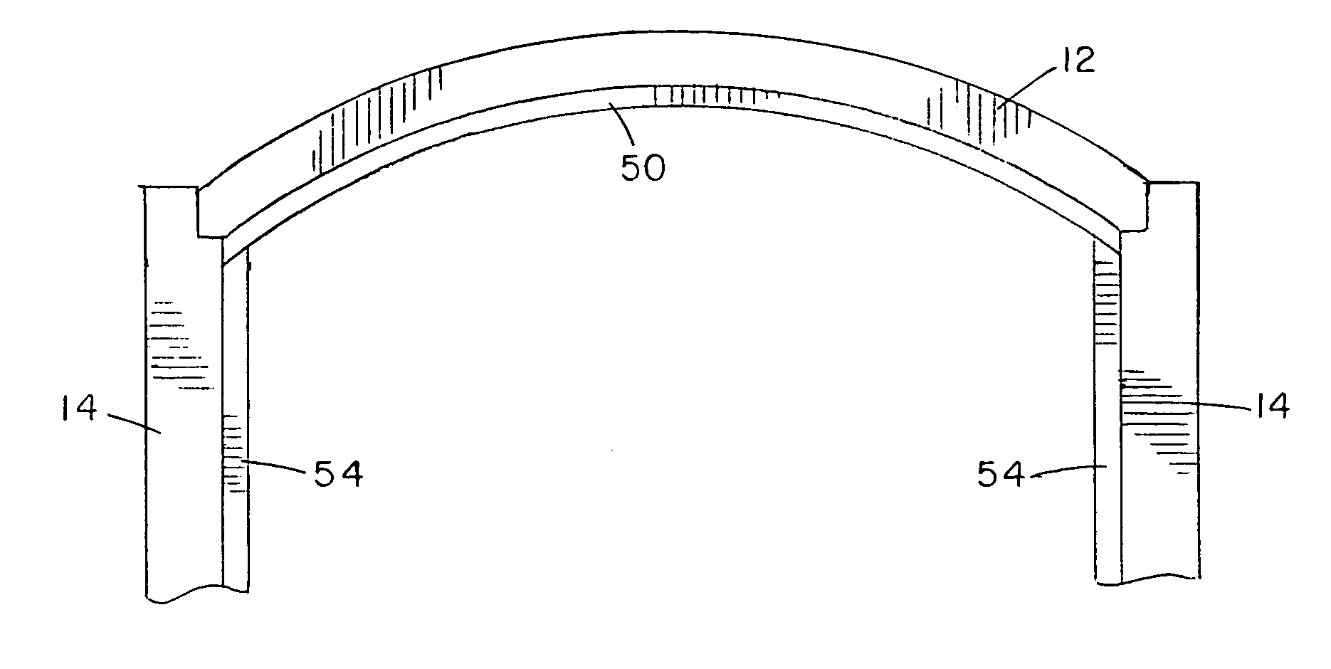 Standardized arched jamb assembly and method