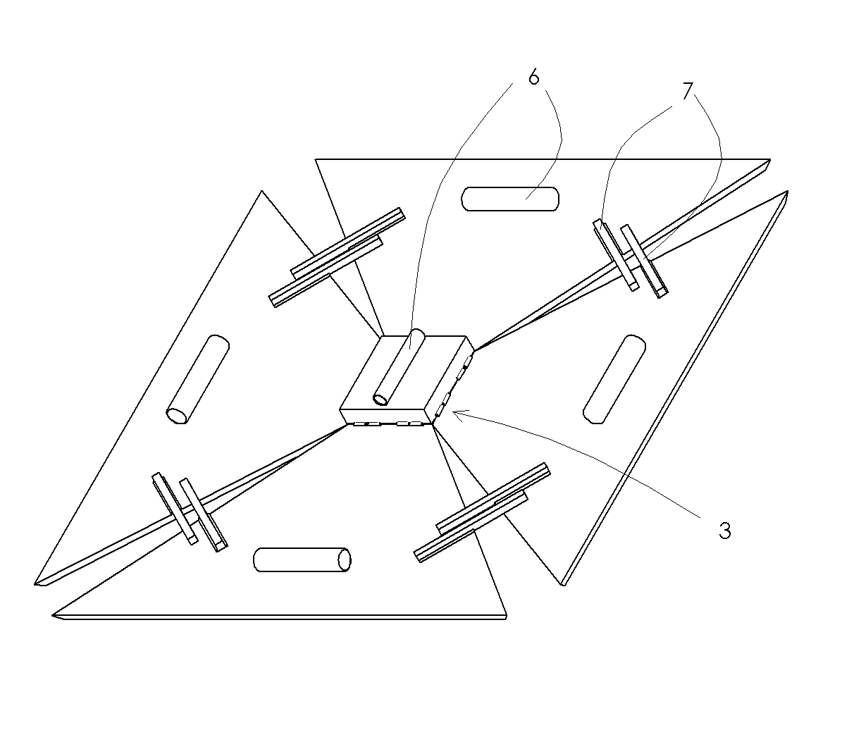 Method for making fresh water by fan-shaped foldable sea ice storage devices