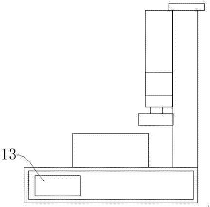 Motor casing radiating rib deburring device