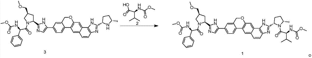 Velpatasvir as well as intermediate and preparation method thereof