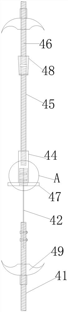 Opposite-pull screw for building brick-concrete composite wall and mold system and method