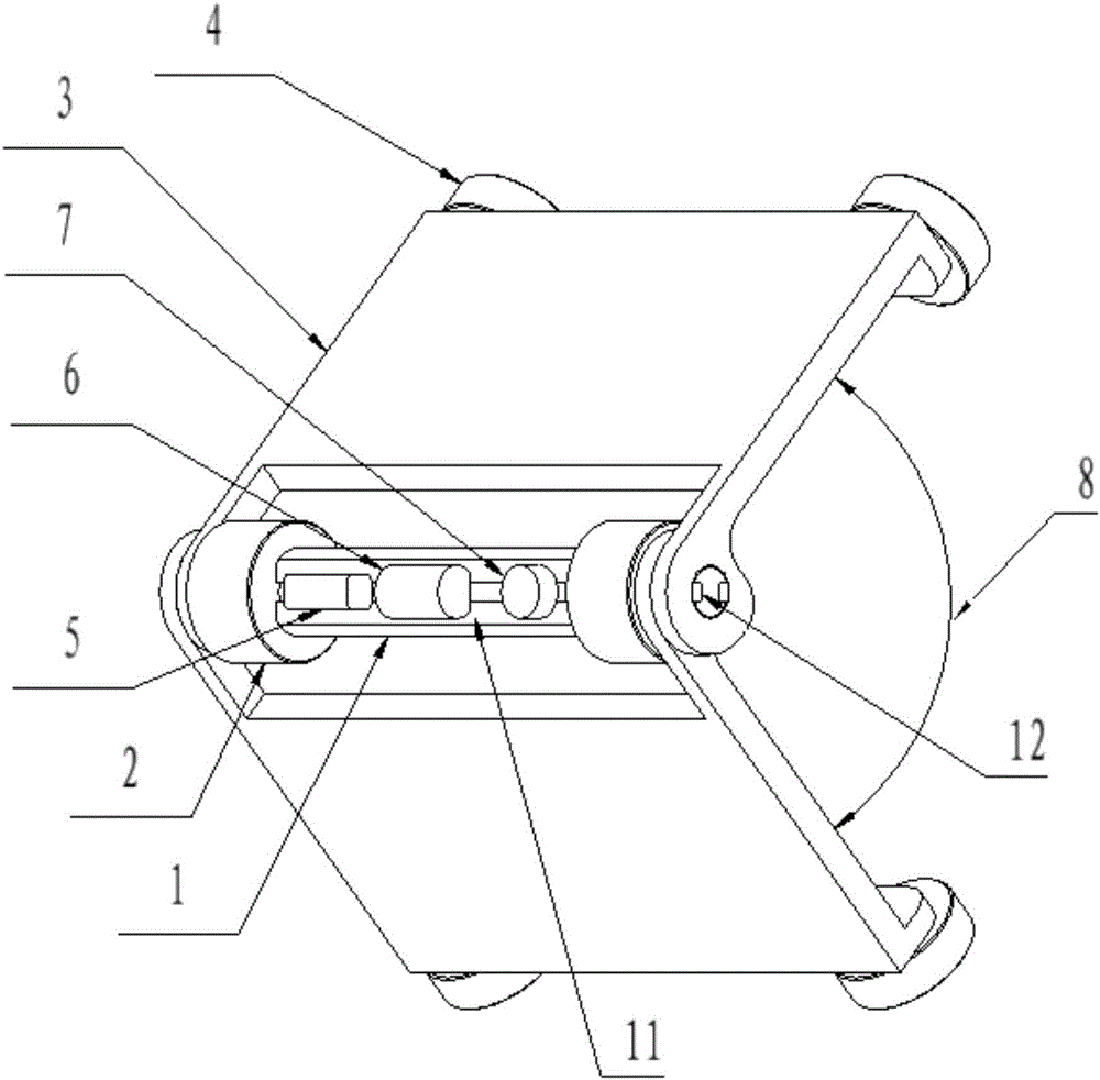 Probe scanning tool suitable for detecting weld seams of different structures