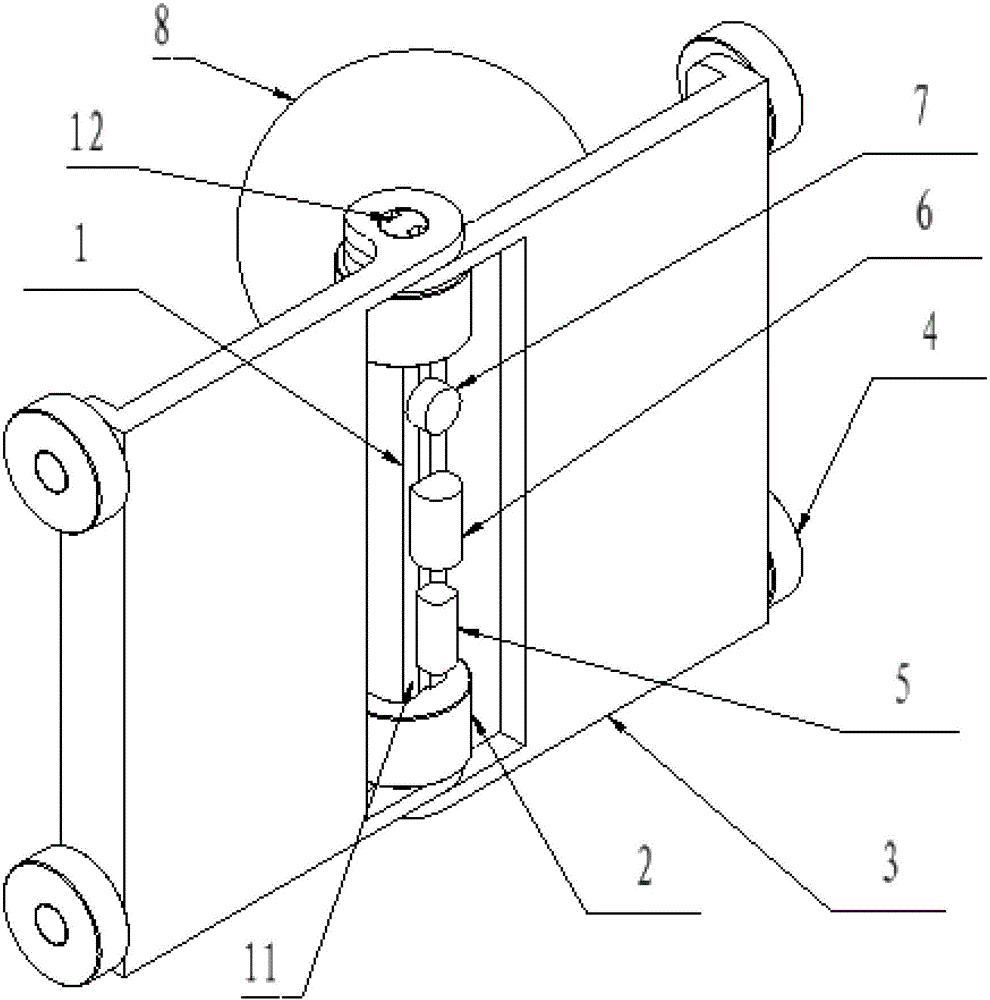 Probe scanning tool suitable for detecting weld seams of different structures