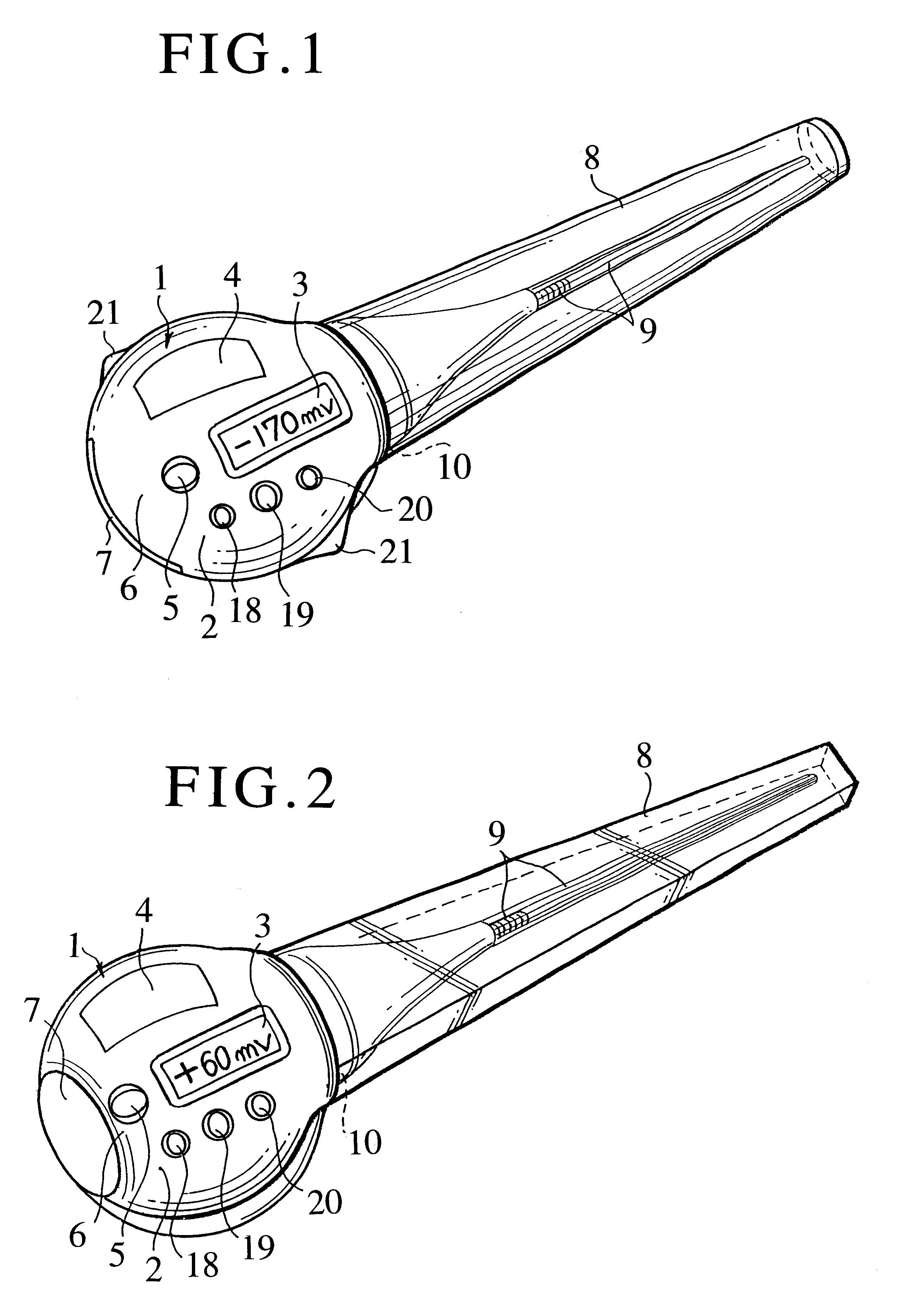 Health care instrument containing oxidation-reduction potential measuring function