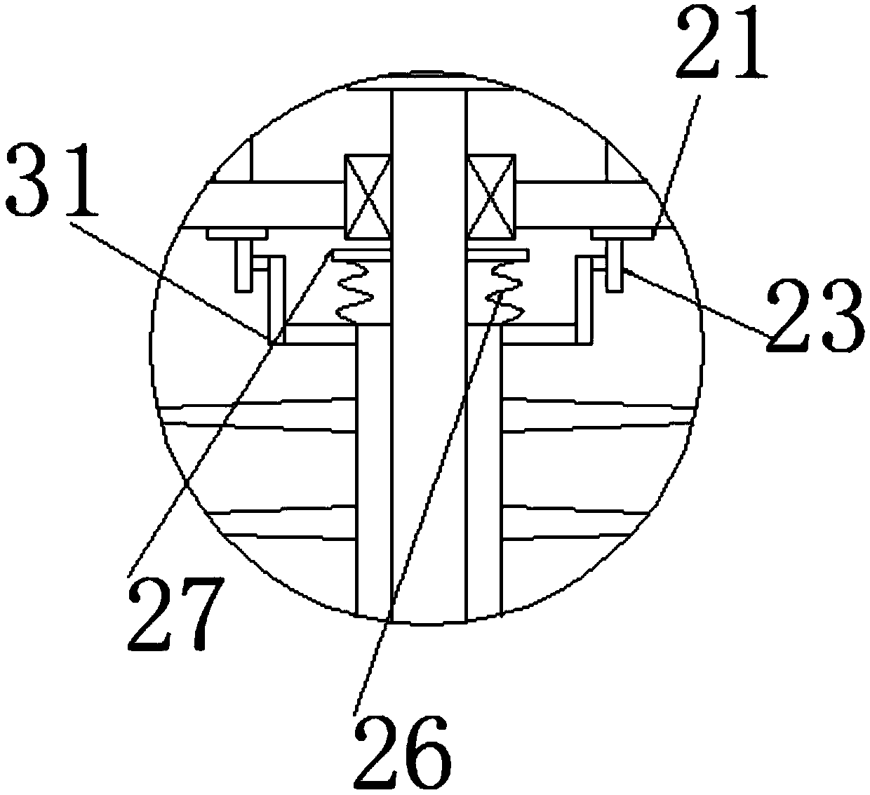 Device for processing fodder by using plant straws