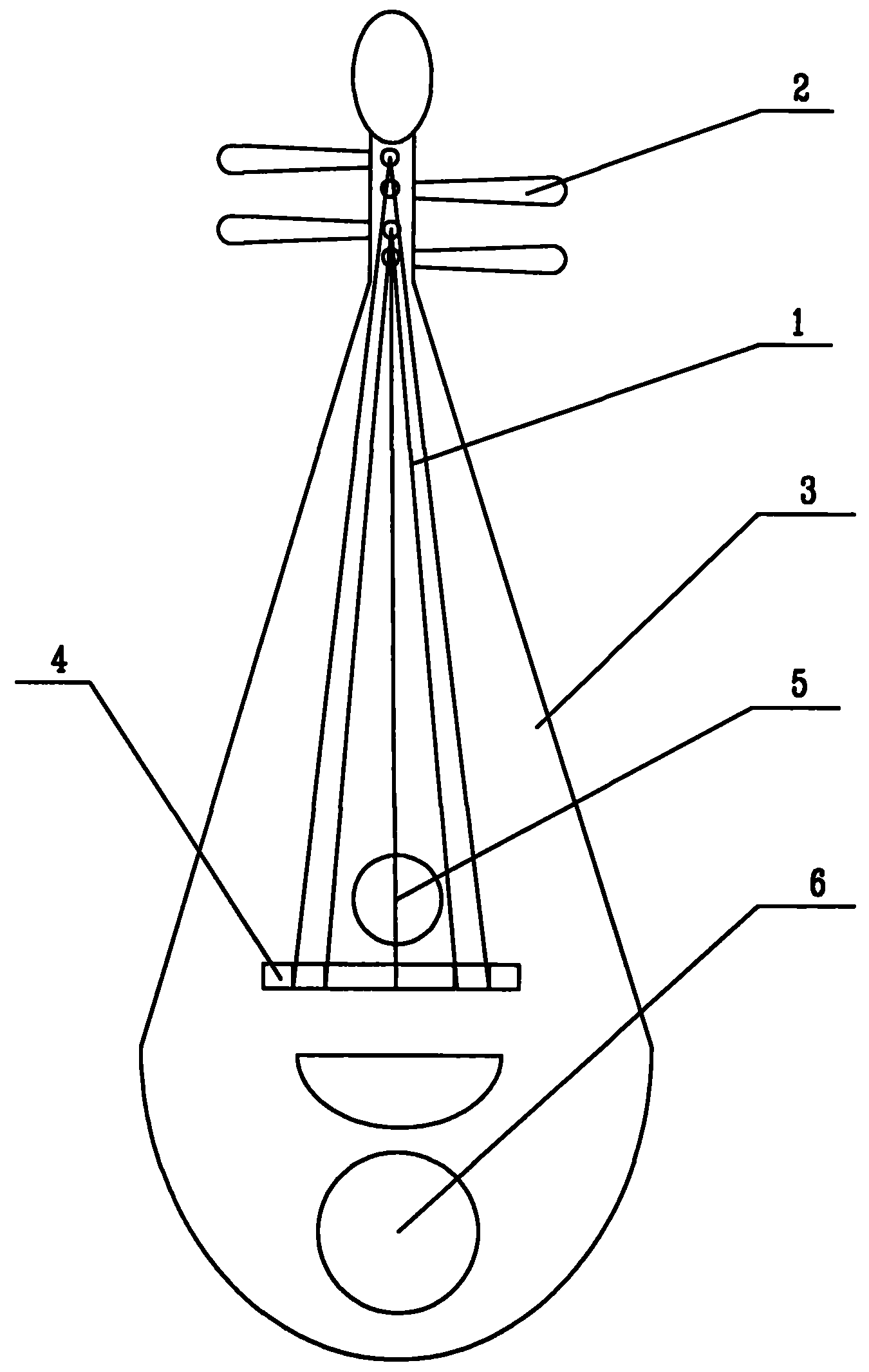 Electronic crystal lute