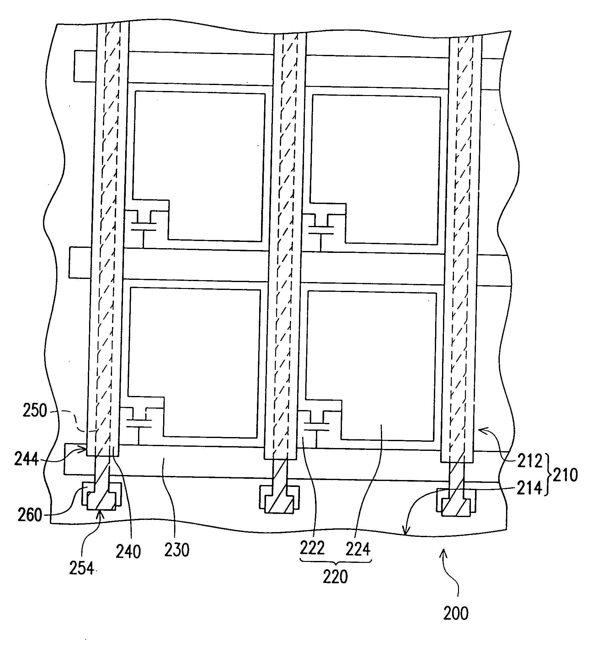 Thin film transistor array substrate for reducing electrostatic discharge damage
