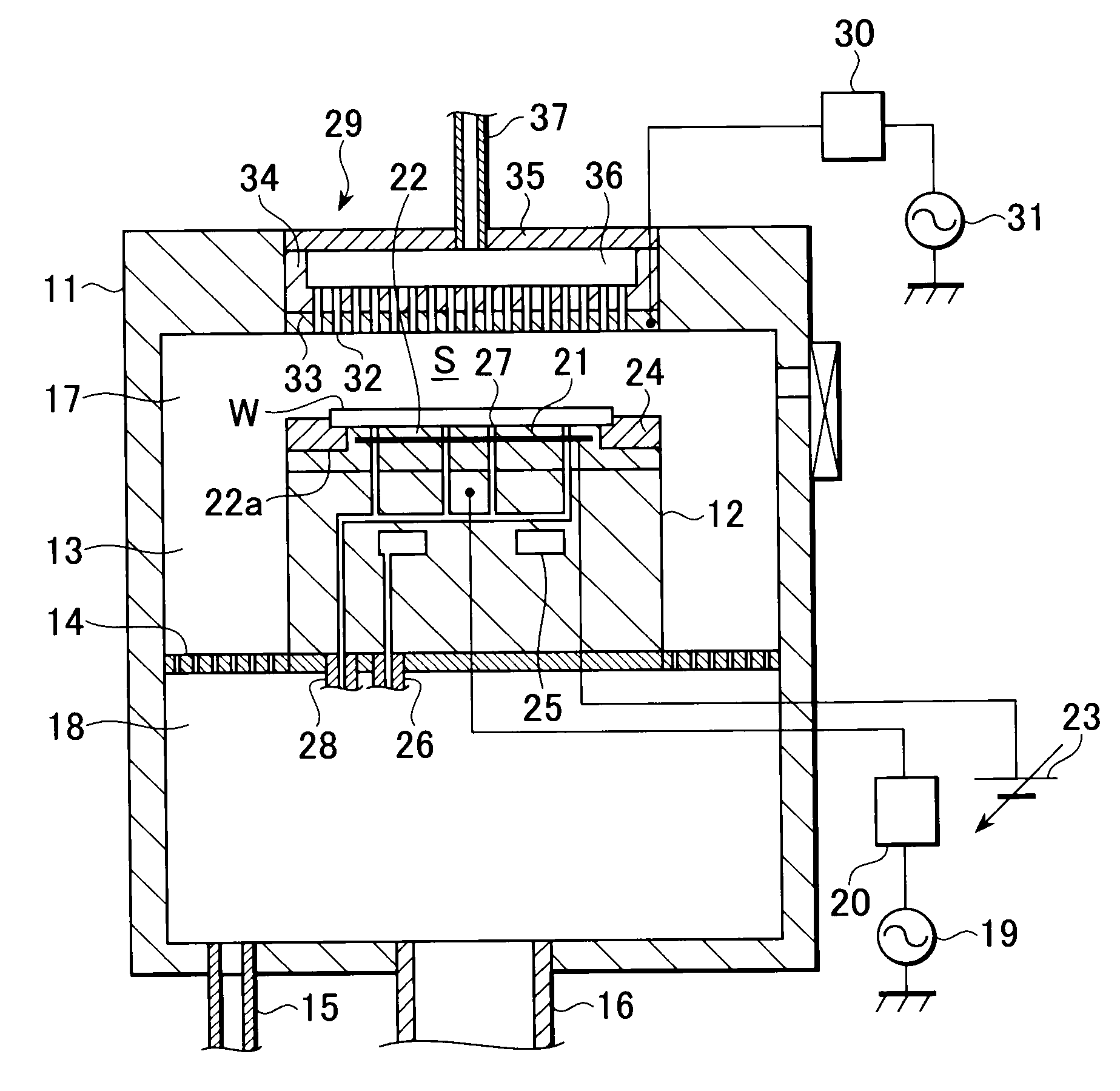 Substrate processing apparatus and substrate mounting stage on which focus ring is mounted