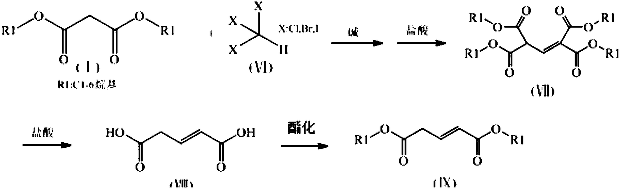 Preparation method of 3-substituted dimethyl glutarate and dimethyl glutaconate