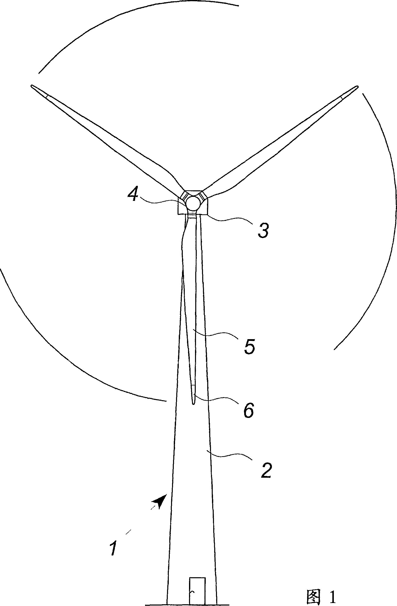 Thunderbolt protection device of wind turbine blade