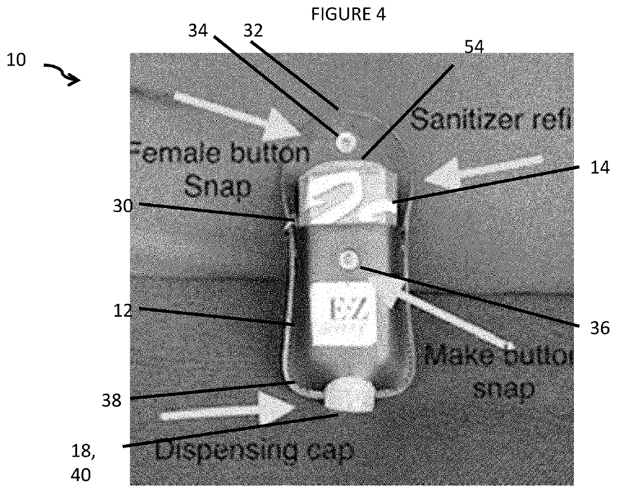 Portable sanitizer dispenser