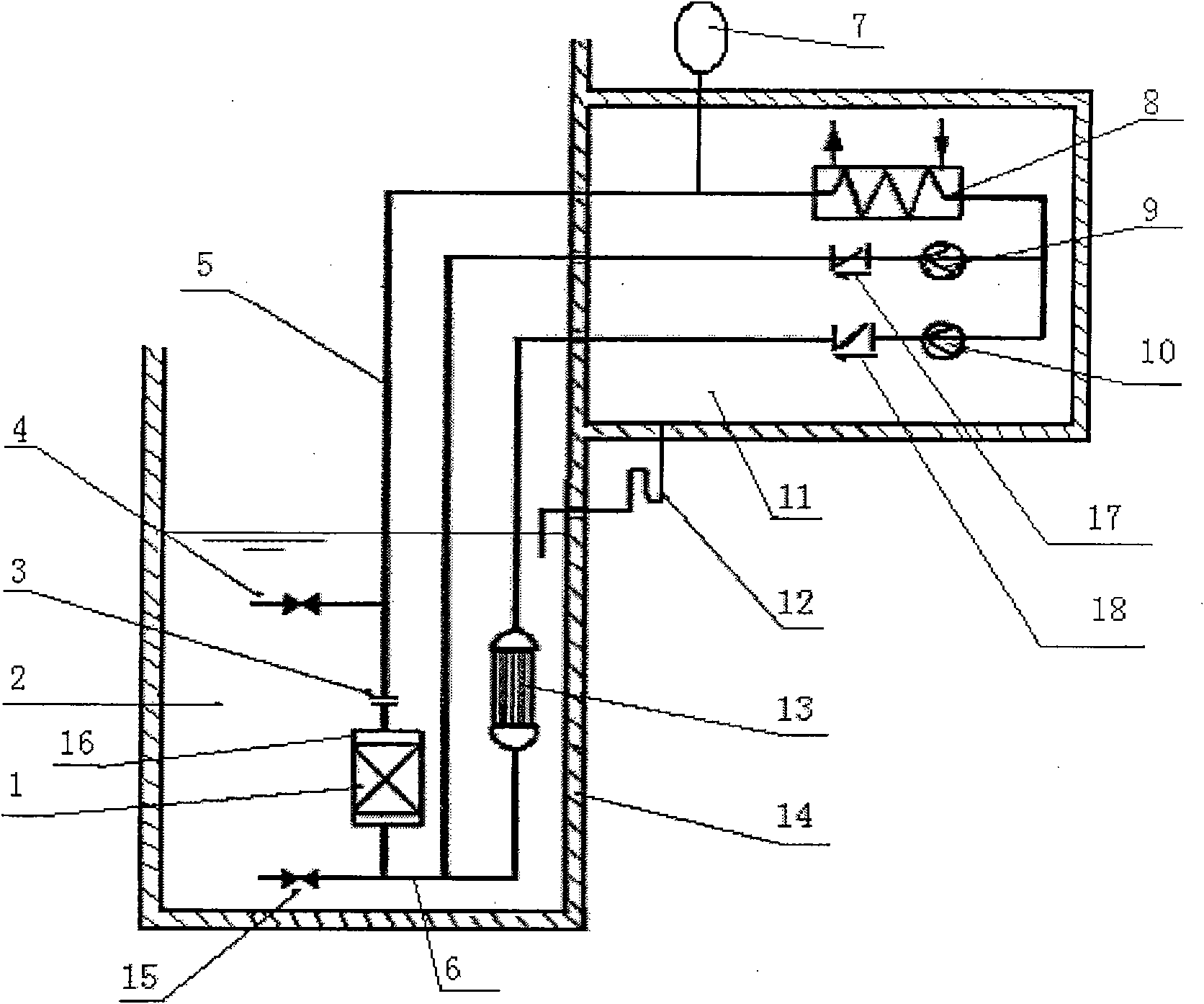 Non-kinetic inherently safe tube-pool type reactor