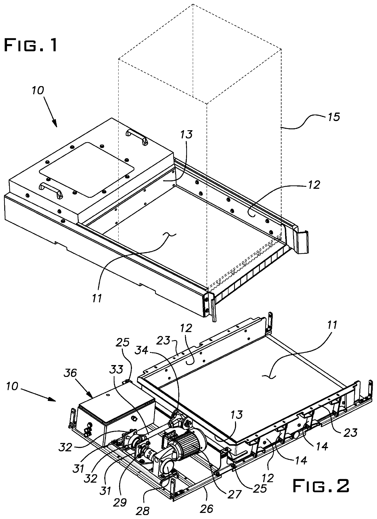 Shaker table