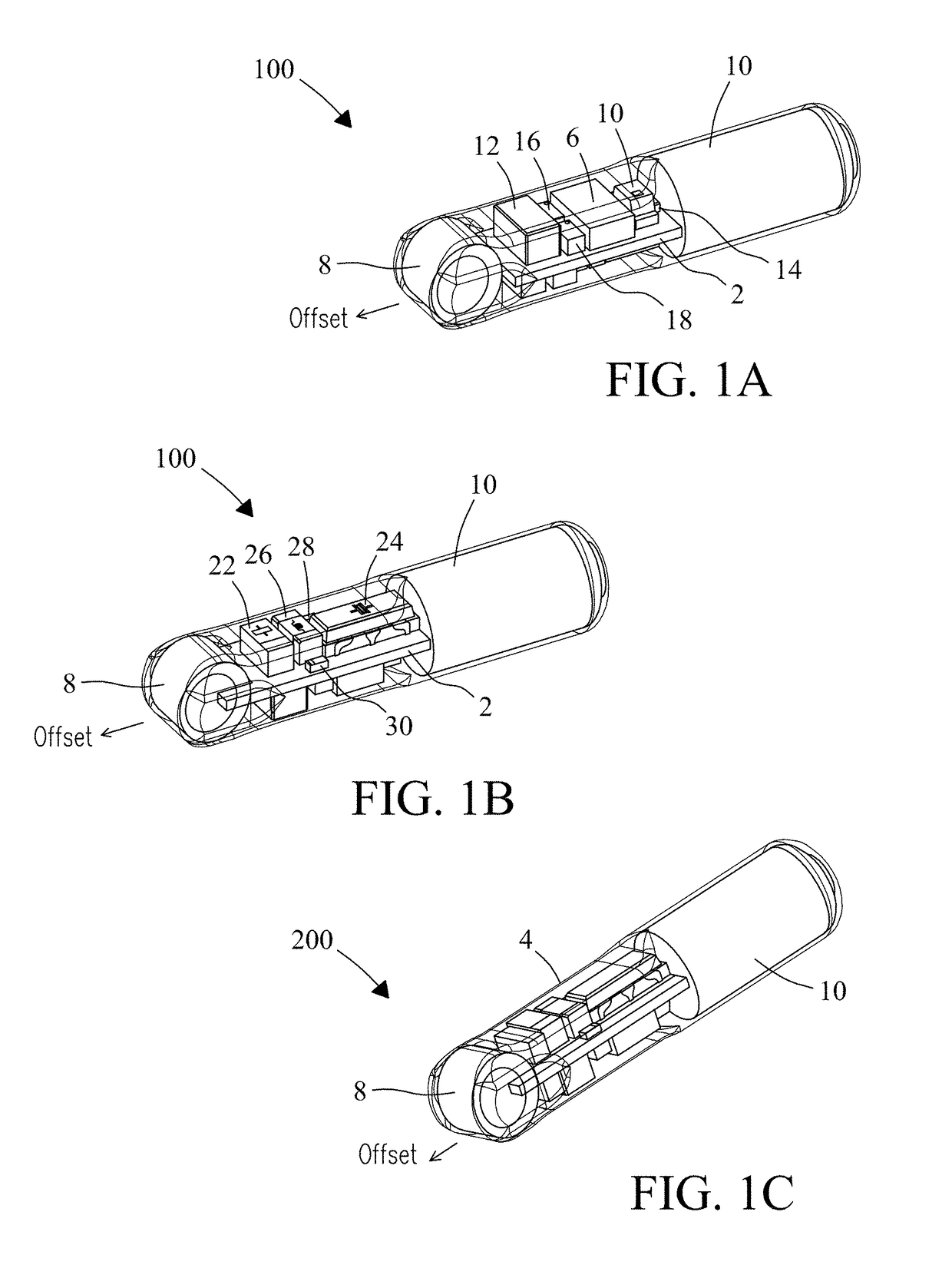 Injectable acoustic transmission devices and process for making and using same