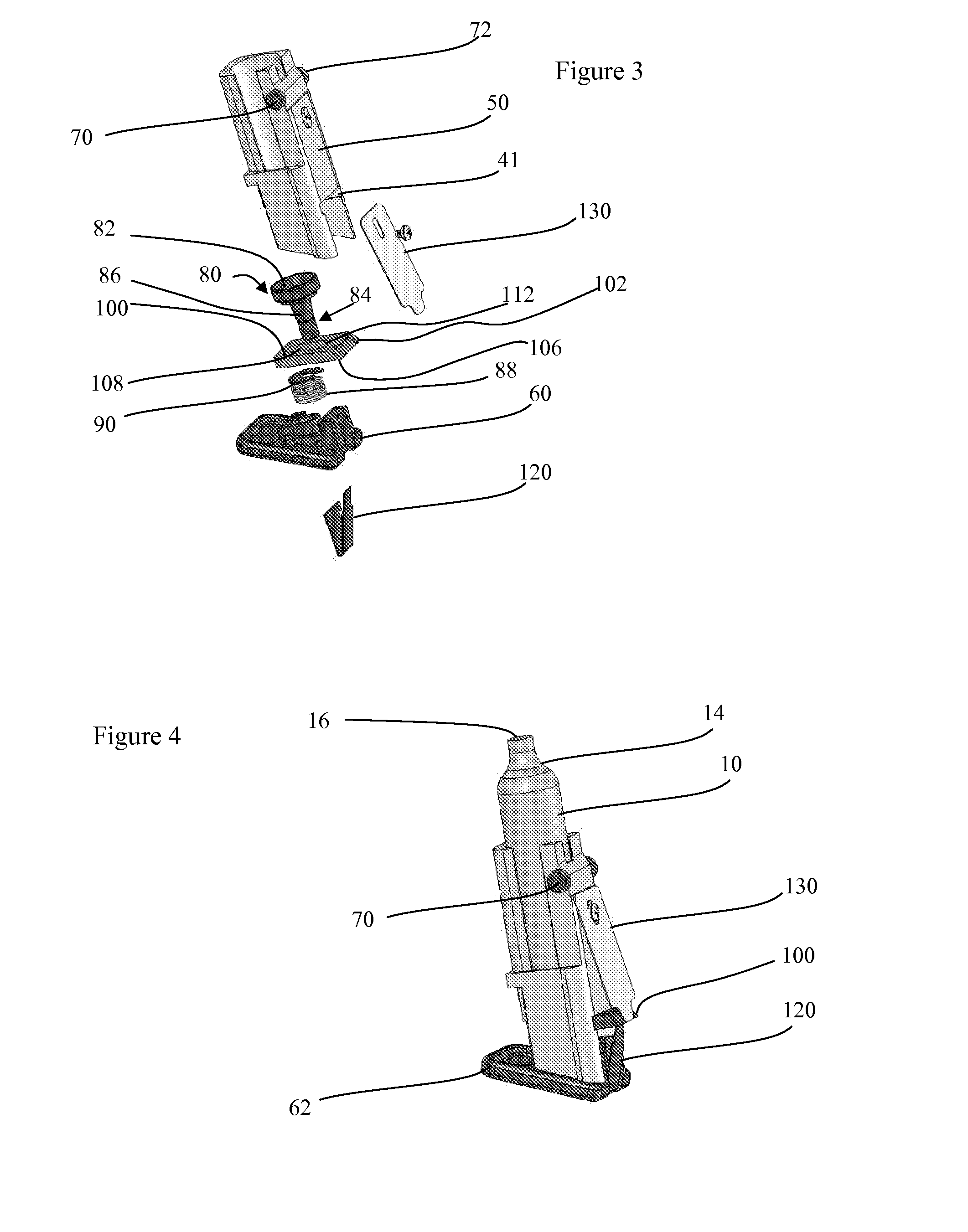 Magazine Assembly for Presenting a Pressure Cartridge to a Compressed Gas Powered Device
