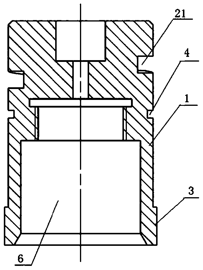 End cover part with spiral groove, and numerically-controlled machining method thereof adopting five-axis linkage machine tool