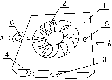 Mold for quick injection molding of fan blades