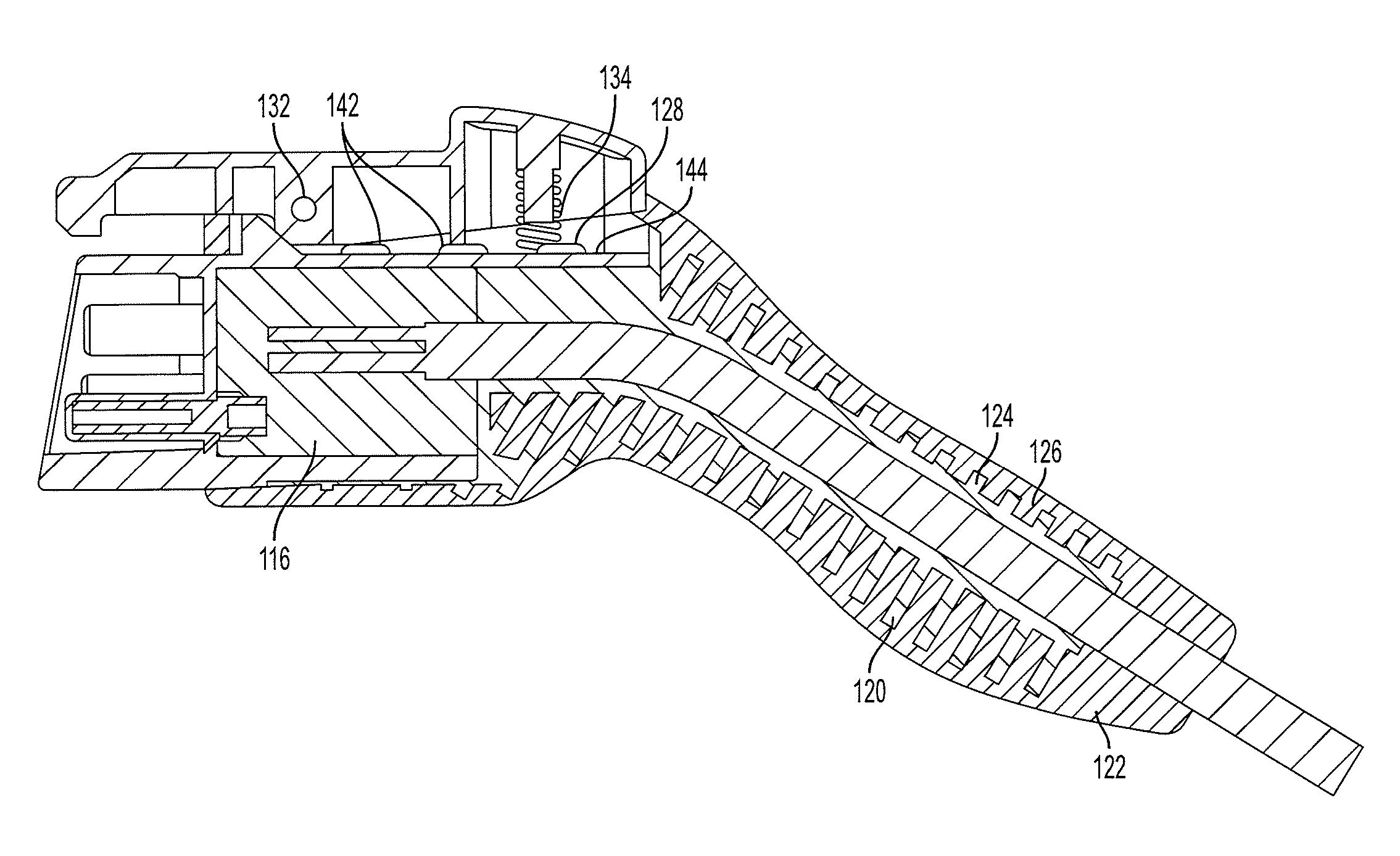 Laminous multi-polymeric high amperage over-molded connector assembly for plug-in hybrid electric vehicle charging