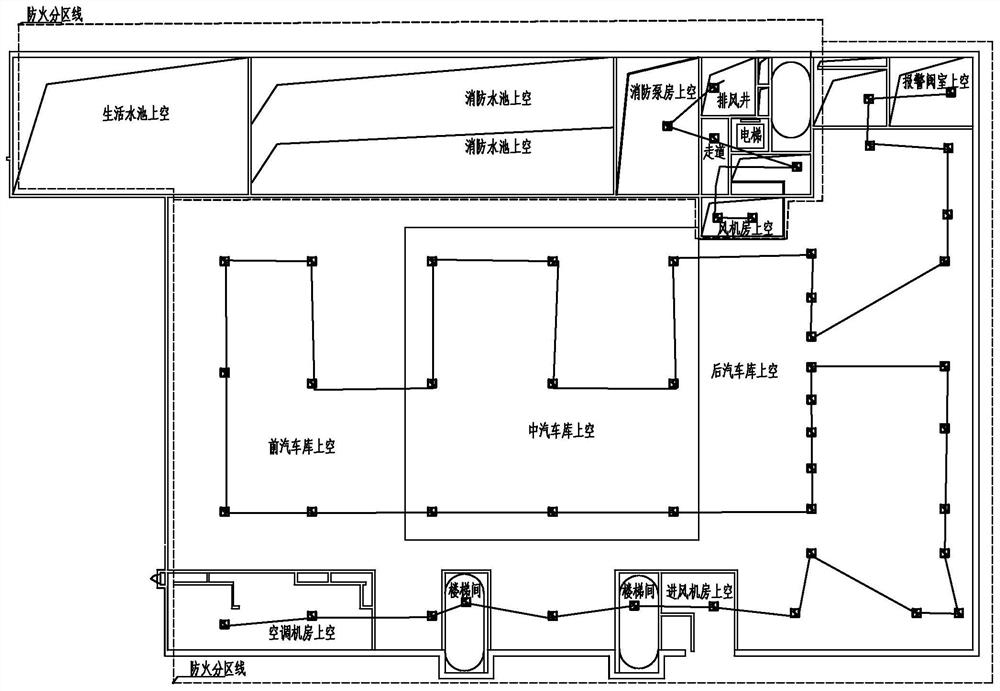 Fire protection component numbering method, system, intelligent terminal and storage medium of fire automatic alarm plan