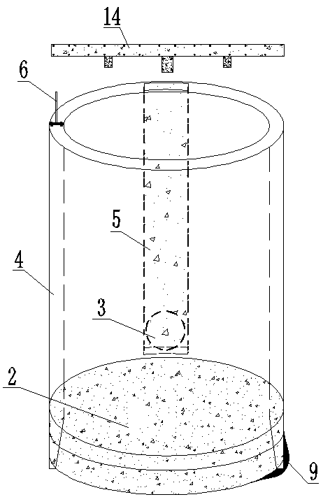 Permanent circular working well with preset pipe-jacking door opening in water-rich formation and construction method of permanent circular working well