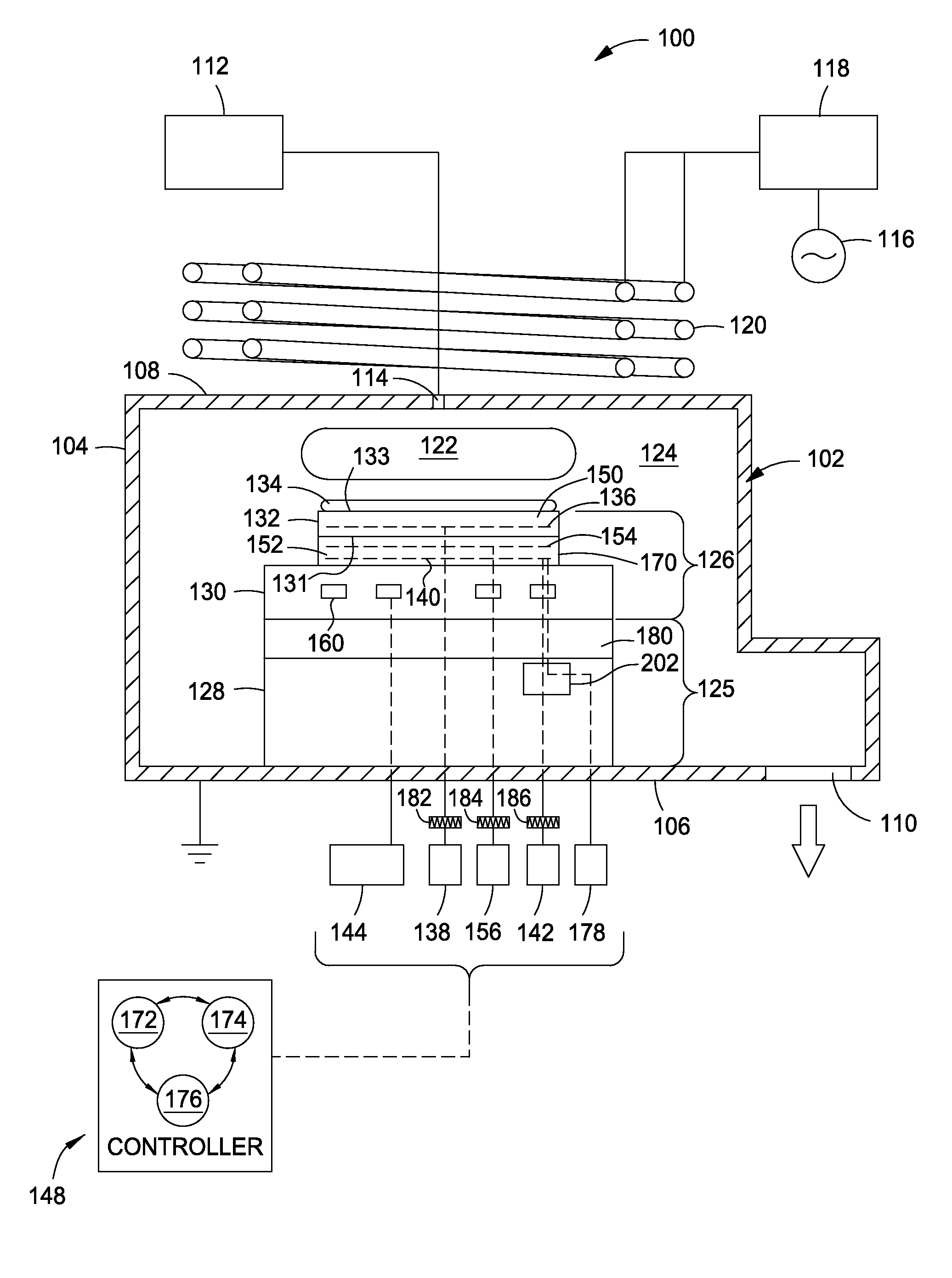 Pixilated temperature controlled substrate support assembly