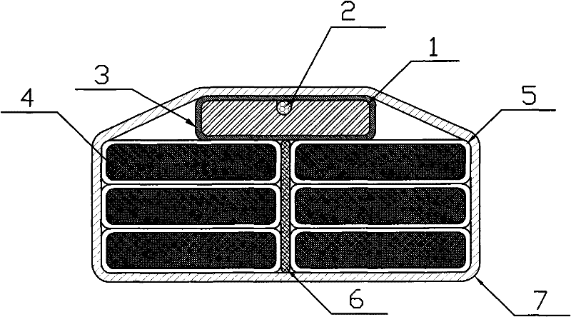 Optical fiber wire core-implanted transposition conducting wire