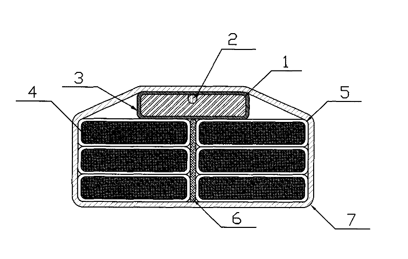 Optical fiber wire core-implanted transposition conducting wire