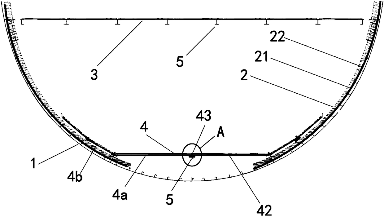 Flame-through fuselage and flame-through-resistant floor for flame-through fuselage
