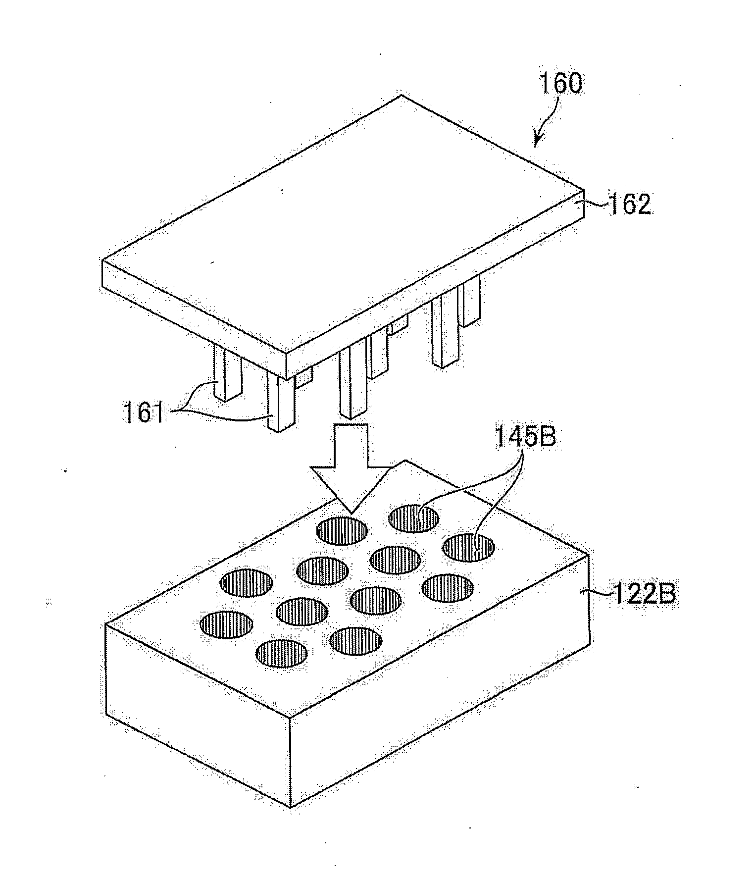 Electrode for honeycomb structure forming die