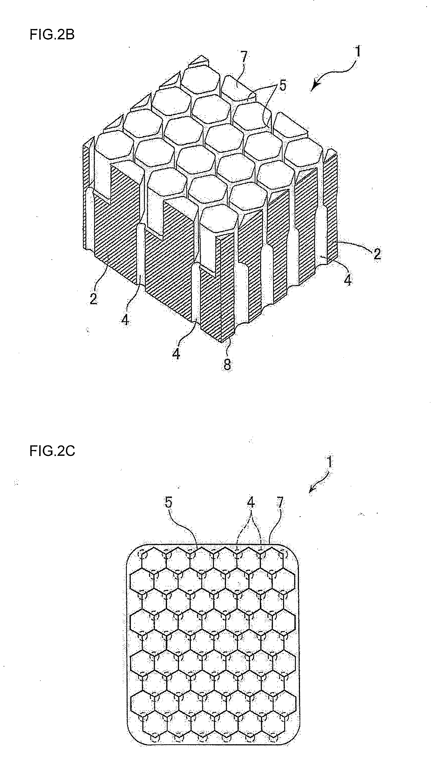 Electrode for honeycomb structure forming die