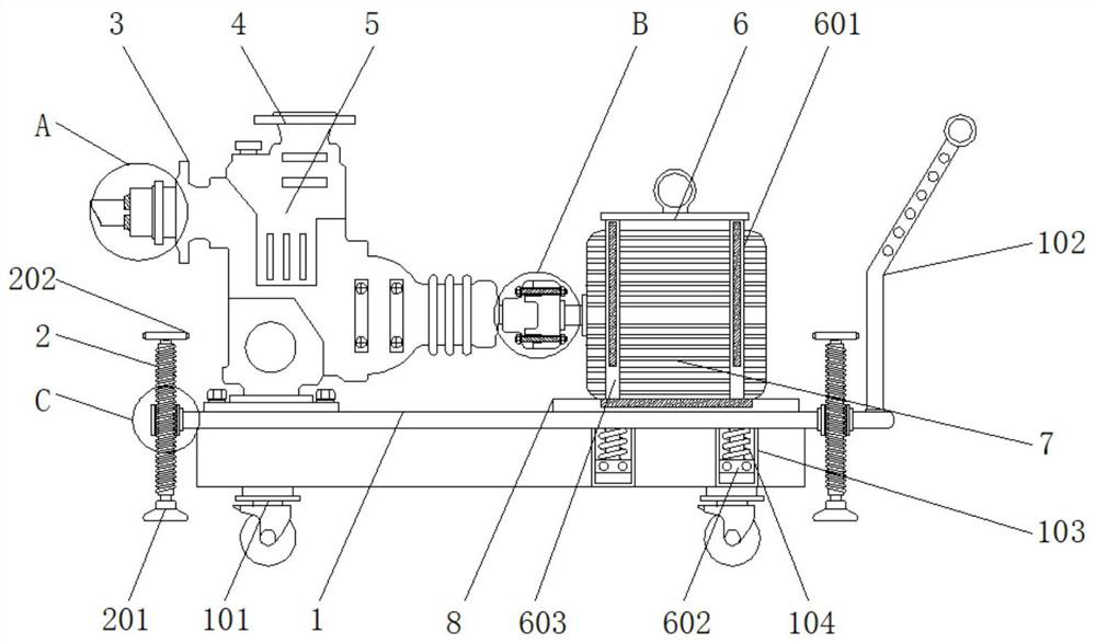 Self-priming non-clogging clean water pump