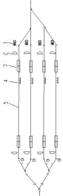 Method for regulating speed of railway plane glide and preventing car overrunning in humping