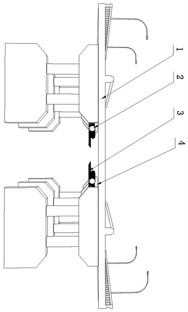 Method for in-place installation of water supply pipeline in lower belly of bridge