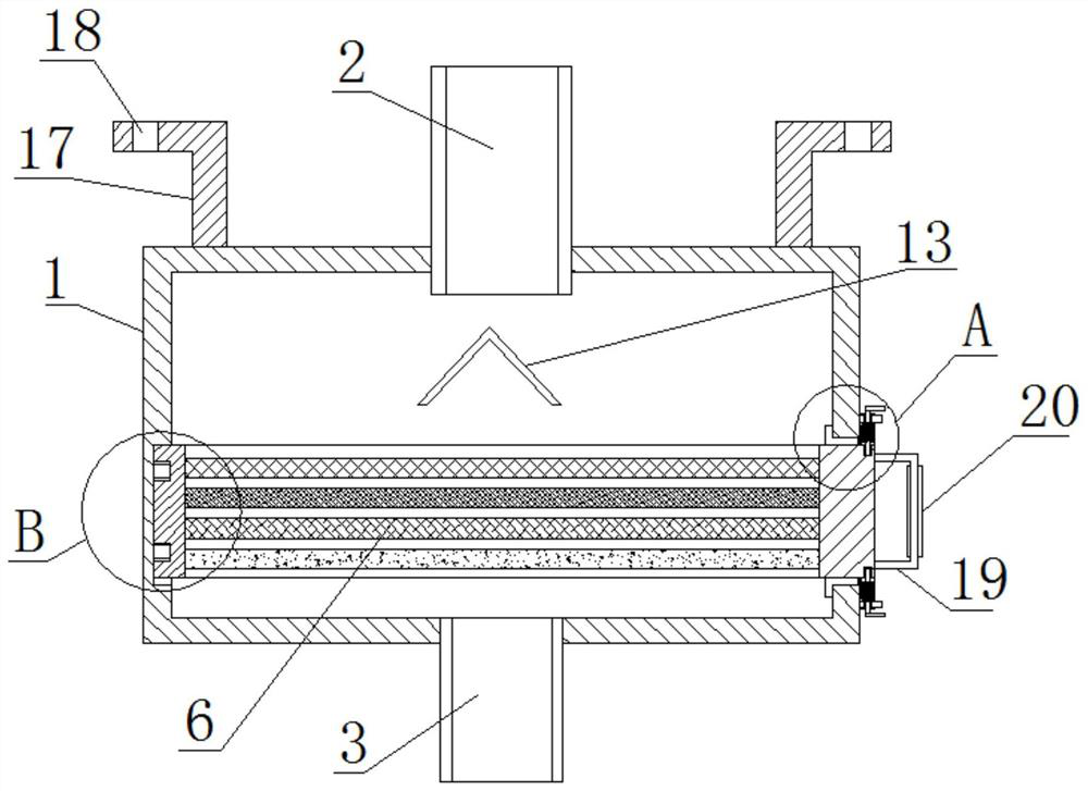 Hot water split type constant-temperature water supply system for campus students