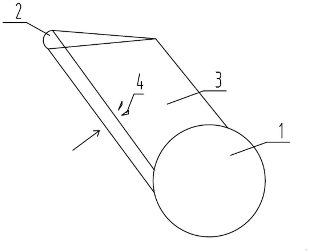 A fan blade with wave-shaped vortex generator and design method thereof