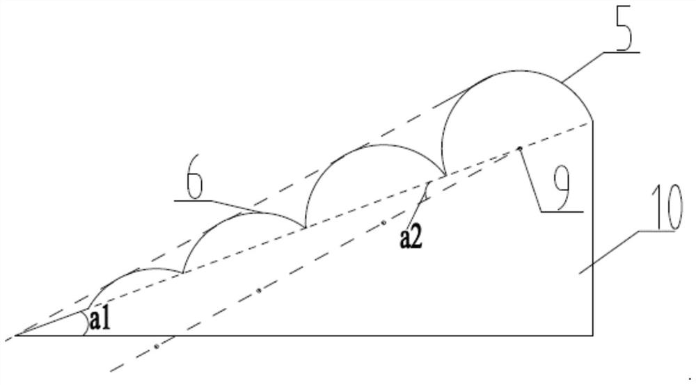 A fan blade with wave-shaped vortex generator and design method thereof