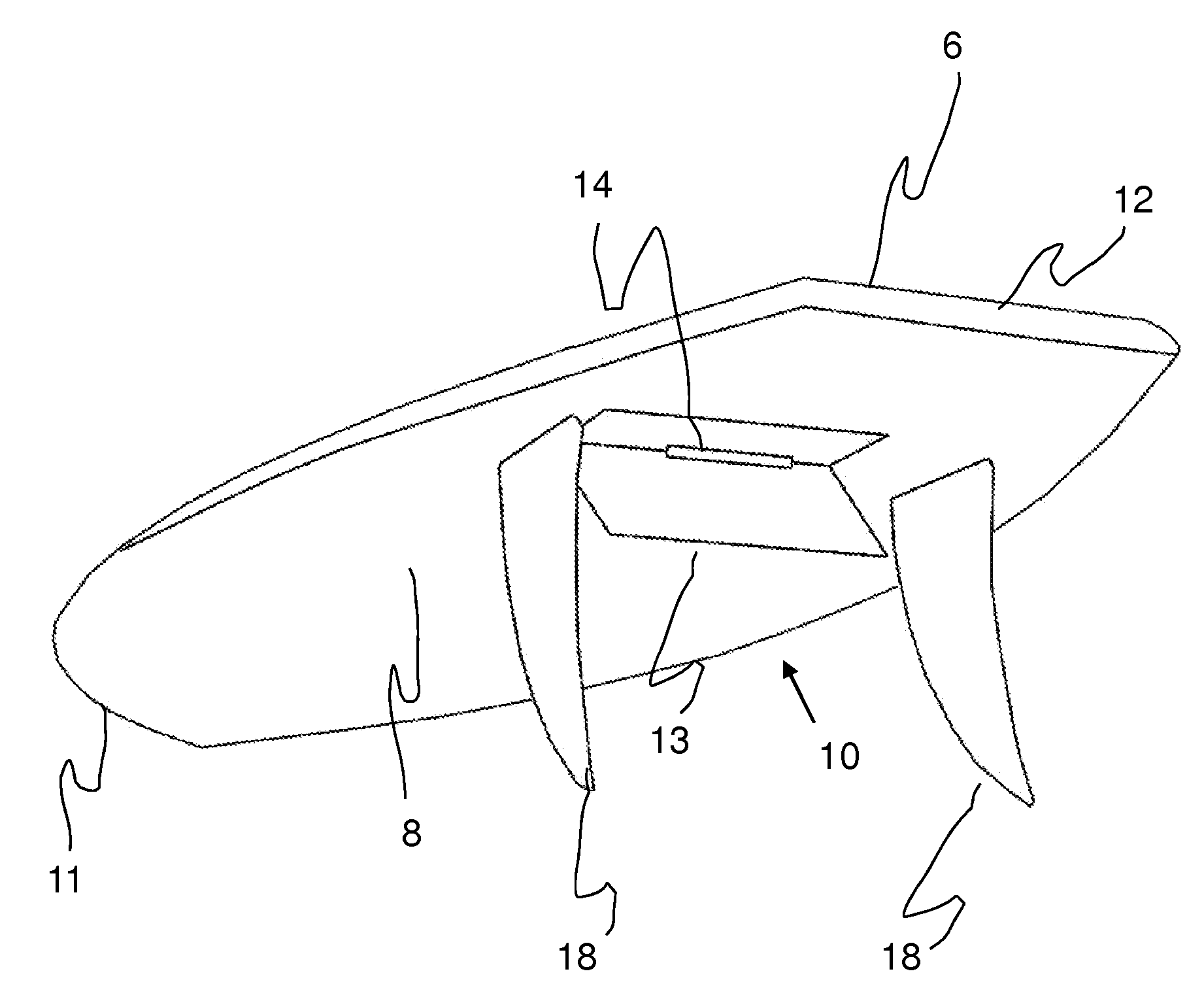 Controllable fin surface configuration for watercraft