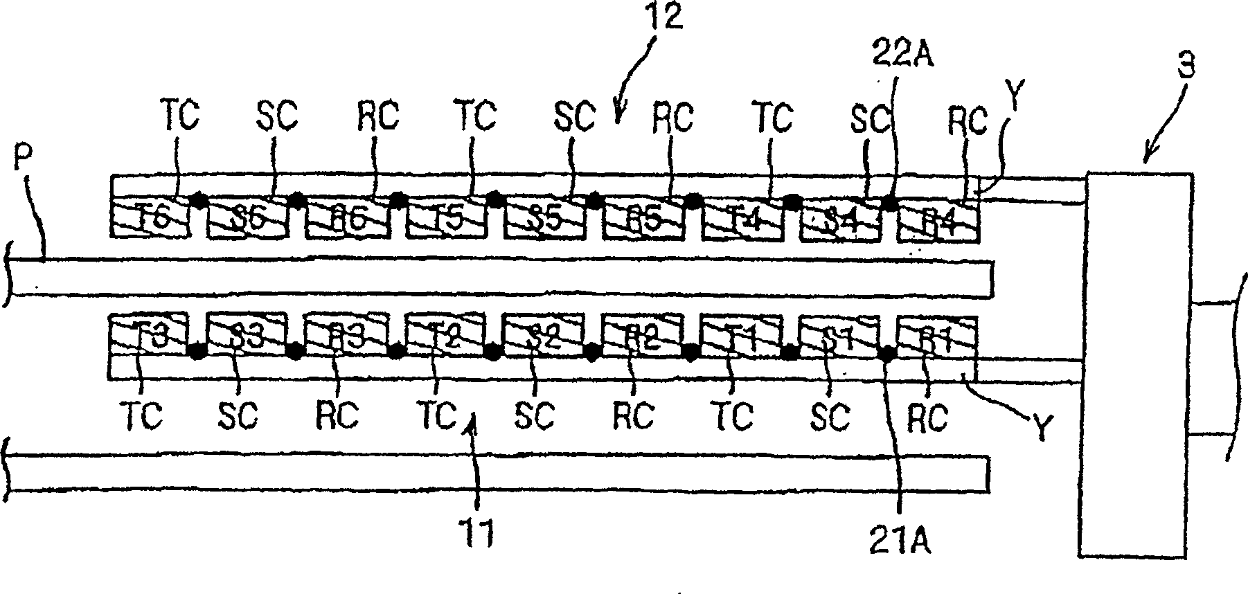 Method and device for flaw detection of magnetic powder