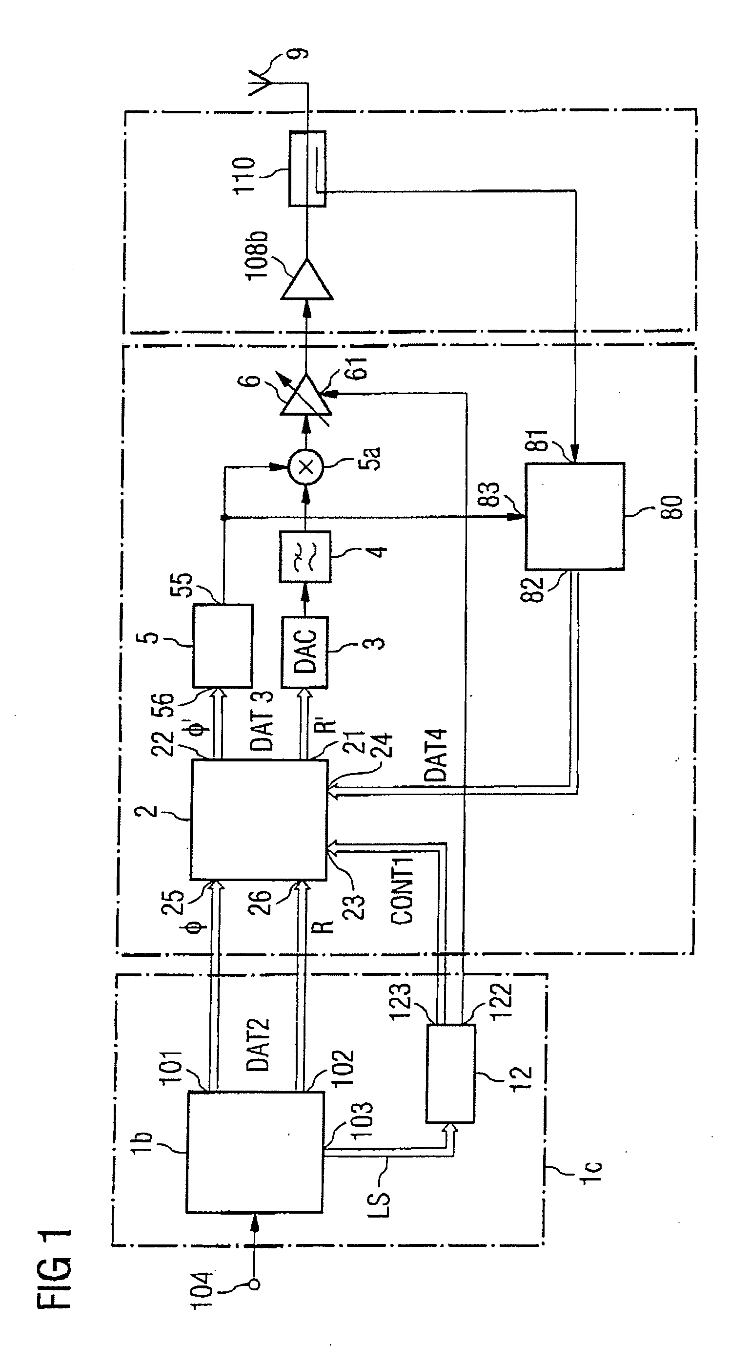 Method for predistortion of a signal, and a transmitting device having digital predistortion, in particular for mobile radio