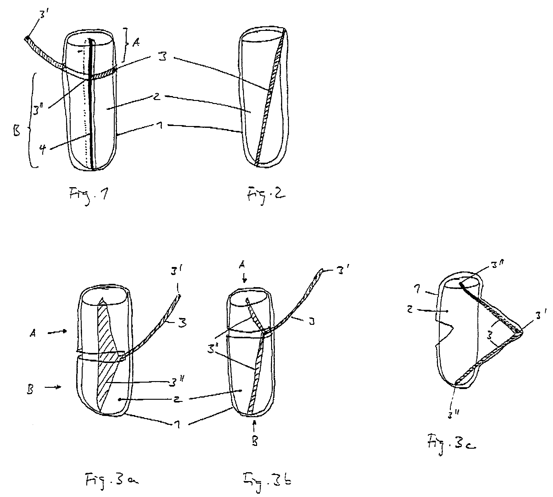 Tampon wrapper with opening means comprising stopper