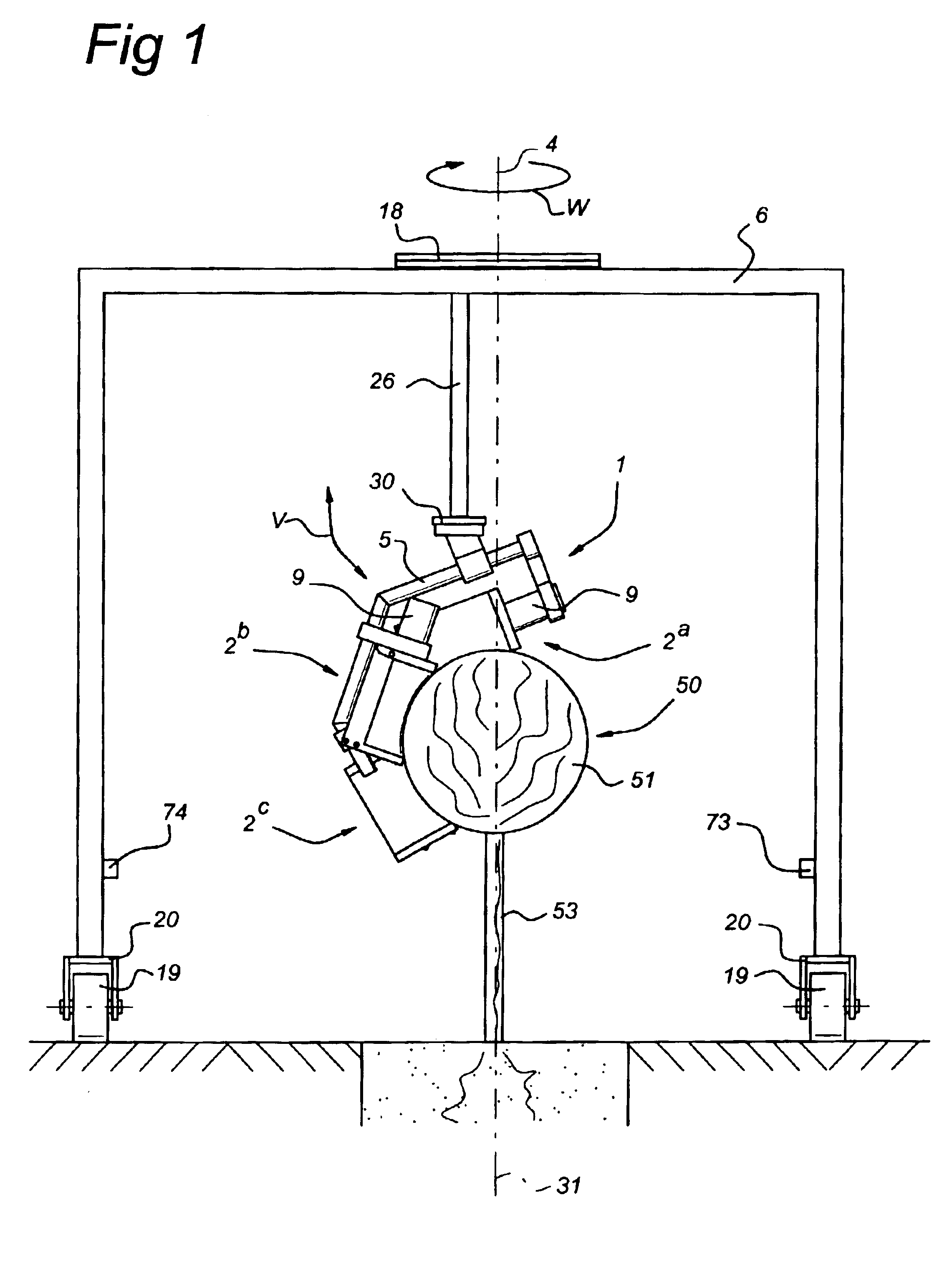 Cutting device with cutting cylinder unit having curved cutting surfaces for shaping a plant and a vehicle provided with a cutting device of this type