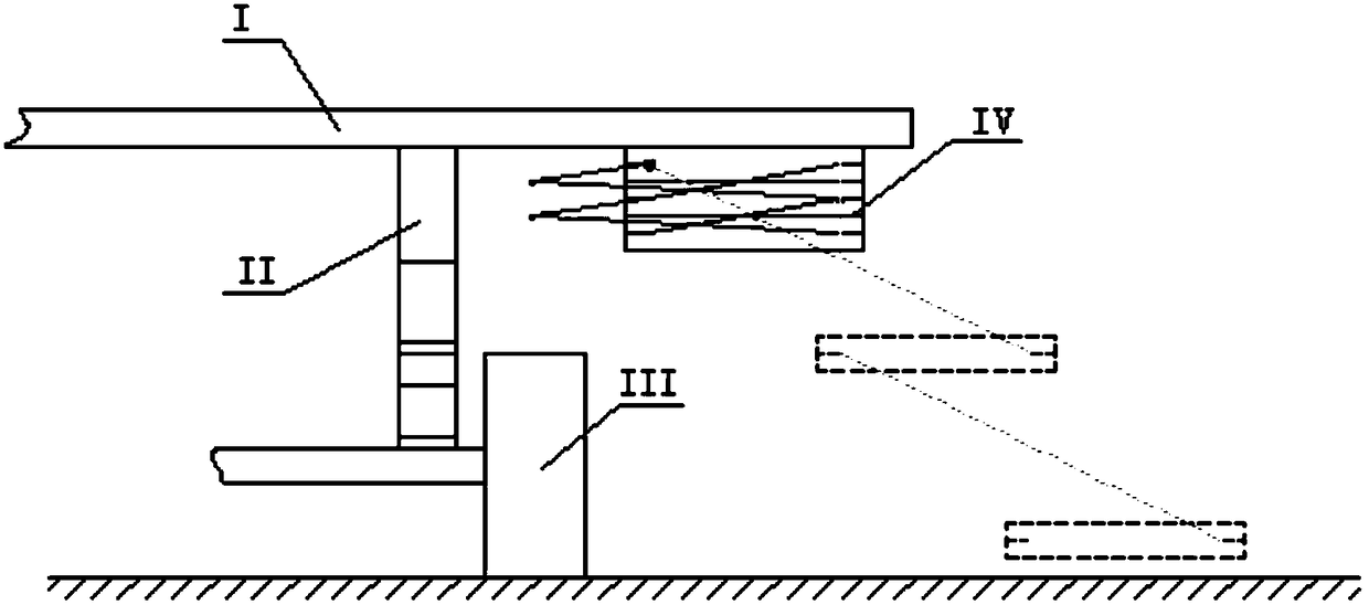 Folding boarding ladder