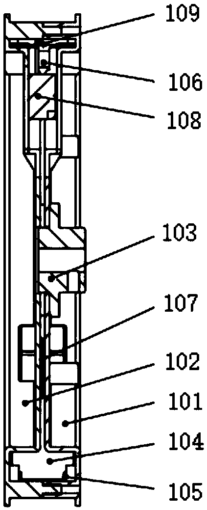 Flywheel resistance adjustment structure and exercise bike