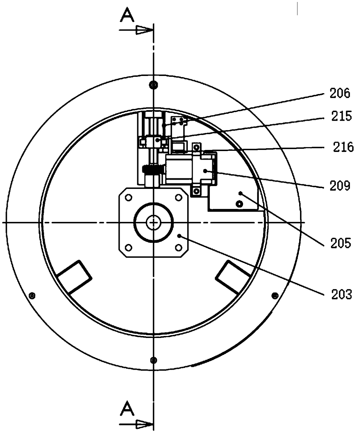 Flywheel resistance adjustment structure and exercise bike